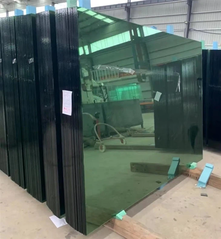 Dark Green Reflective Glass
